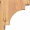 Ekena Millwork Mediterranean Smooth Corbel, Western Red Cedar, 3 1/2"W x 10"D x 10"H COR04X10X10MED00SWR - alternate 2